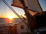 santa Ana Wind sailing sunset cruise