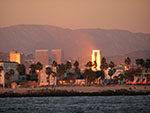 winter sunset golden light sailing charter Marina del rey